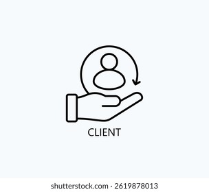 Clientsymbol oder -logo (einzelne Abbildung)