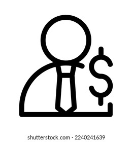 icono de cliente o logotipo símbolo de signo aislado ilustración vectorial - iconos vectoriales de estilo negro de alta calidad
