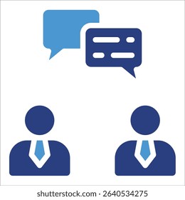 Client Meeting Icon Element For Design