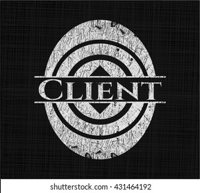 Client on blackboard