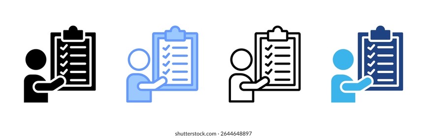 Client Onboarding icon sheet multiple style collection