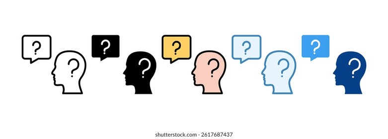 Client Problems Icon Set Multiple Style Collection
