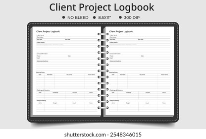 La Plantilla Del Libro De Registro De Proyectos De Clientes Es Una Herramienta Completa Para Realizar Pistas De Progreso, Gestionar Tareas, Registrar El Comentarios, Garantizar La Entrega Oportuna Y Mantener Una Comunicación Clara.