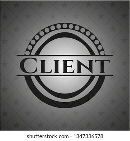 Client realistic dark emblem