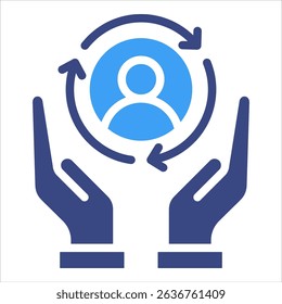 Client Retention Icon Element For Design