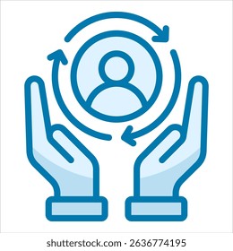 Client Retention Icon Element For Design