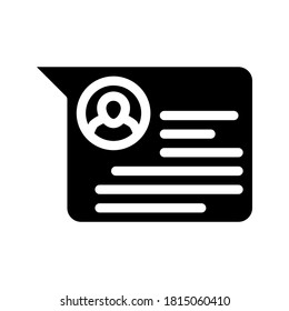 client review glyph icon vector. client review sign. isolated contour symbol black illustration