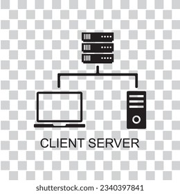 client server icon , technology icon