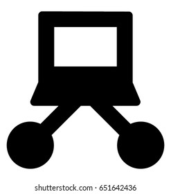 Client Server Vector Icon