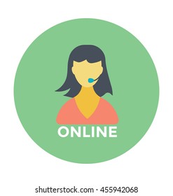 Client Support Vector Icon