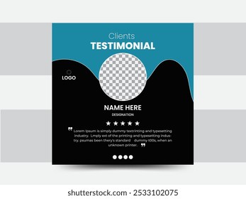 Client Testimonial or Feedback Or Rate Us or Comment Design 