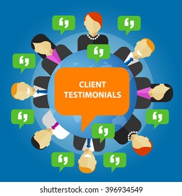 client testimonials consumer feedback service opinion