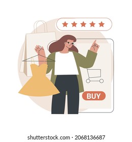 Clienting abstract concept vector illustration. Retail clienting practice, successful service, personalized sale, customer needs satisfaction, client loyalty, management abstract metaphor.