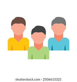 Clients Flat Icon Design For Personal nad Commercial Use