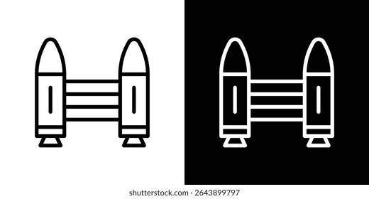 ícone Cliff vetor elemento simples ilustração editável