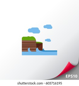 Cliffs of Moher vector icon