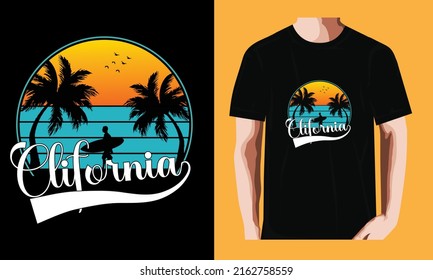 Clifornia | Summer T-shirt Design