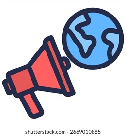 Klimaaktions-Icon-Element für Design