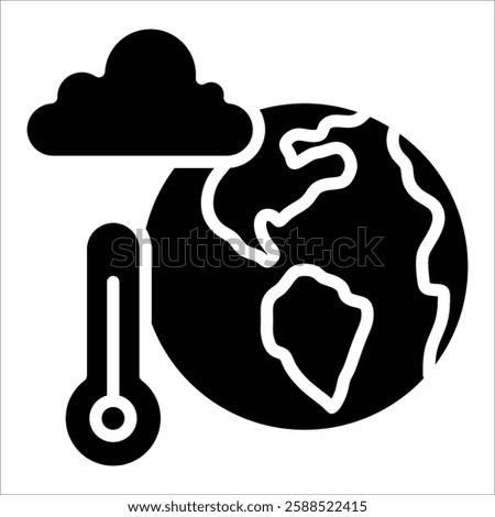 Climate Action Icon Element For Design