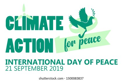 Climate action for peace theme in international day of peace