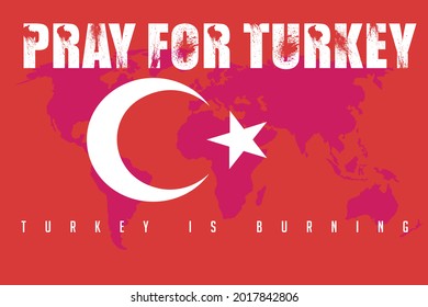 Der Klimawandel verursacht in vielen Ländern Katastrophen. Das Feuer explodierte im Wald der Türkei.