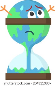 Climate Change Earth Vector Illustration for Climate theme