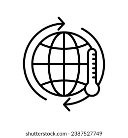 climate change, Ecology icon. Environment, sustainability, nature, recycling, renewable energy