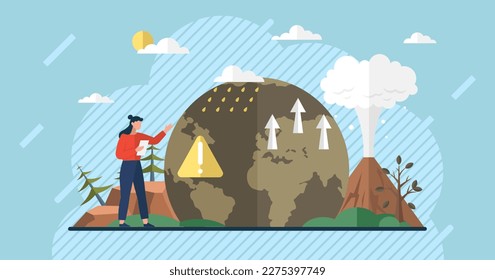 Climate change and global warming concept. Save the planet. World environment day. Earth day. Sustainable lifestyle and climate change problem. Global warming. Drought effect. Biodiversity