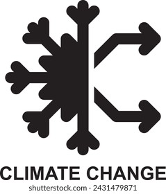 climate change, global warming, climate, weather, winter, change, cold, season expanded solid glyph icon for web mobile app presentation printing