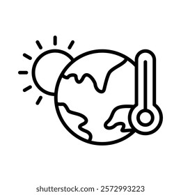 Climate Change Icon Element For Design
