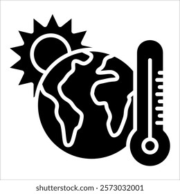 Climate Change Icon Element For Design