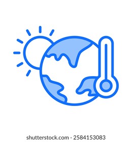 Climate Change Icon Element For Design