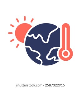 Climate Change Icon Element For Design