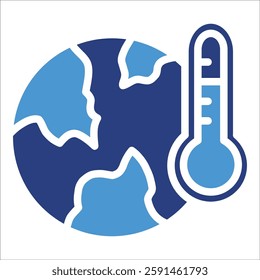 Climate Change Icon Element For Design