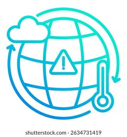 Elemento Ícone Das Alterações Climáticas Para O Projeto