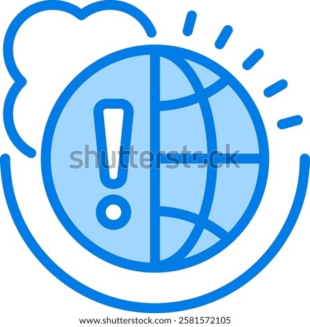 Climate Change Icon Element For Design