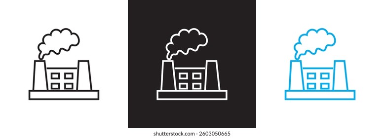 Climate change icon. Vector illustration. isolated on white and black background. EPS 10