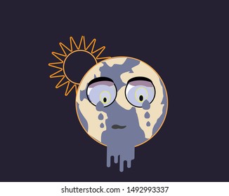 climate change
   icon and vector to work on your design image