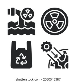 los iconos del cambio climático se establecen. Perfecto para aplicaciones móviles de sitios web, iconos de aplicaciones, presentación, ilustración y cualquier otro proyecto.