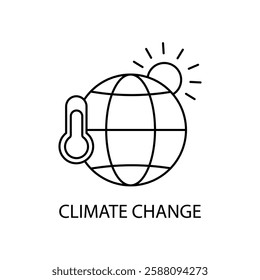 climate change icons  symbol vector elements for infographic web