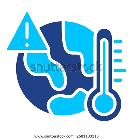 Climate Change Simple Vector Icon Collection