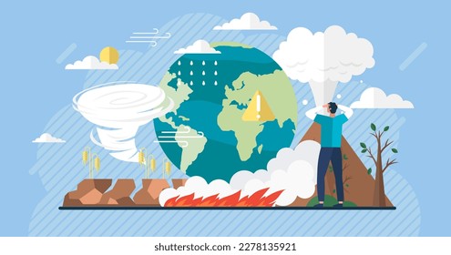 Climate change weather global greenhouse warming risks. Waste disposal, air and water pollution. Global warming, greenhouse gas emissions, deforestation. CO2 carbon dioxide emissions climate pollution