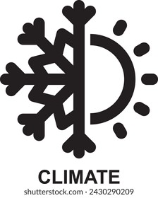 climate, clime, weather, season, climate change, meteorology outline icon for web mobile app presentation printing