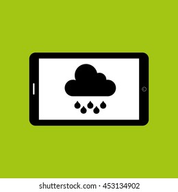 climate cloud weather nature isolated, vector illustration eps10