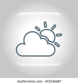 climate cloud weather nature isolated, vector illustration eps10