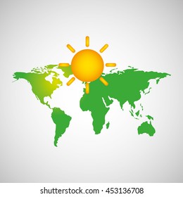 climate cloud weather nature isolated, vector illustration eps10