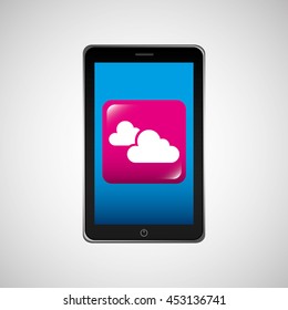 climate cloud weather nature isolated, vector illustration eps10