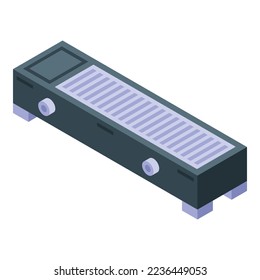 Climate convector icon isometric vector. Room energy. Domestic service