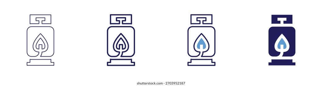 Climate governance icon in 4 different styles. Thin Line, Line, Bold Line, Duotone. Duotone style. Editable stroke.