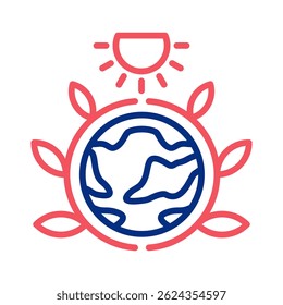 Klimasymbol-Element für Design